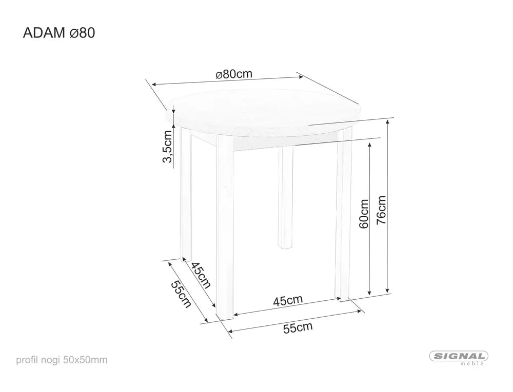 Adam Table fi80