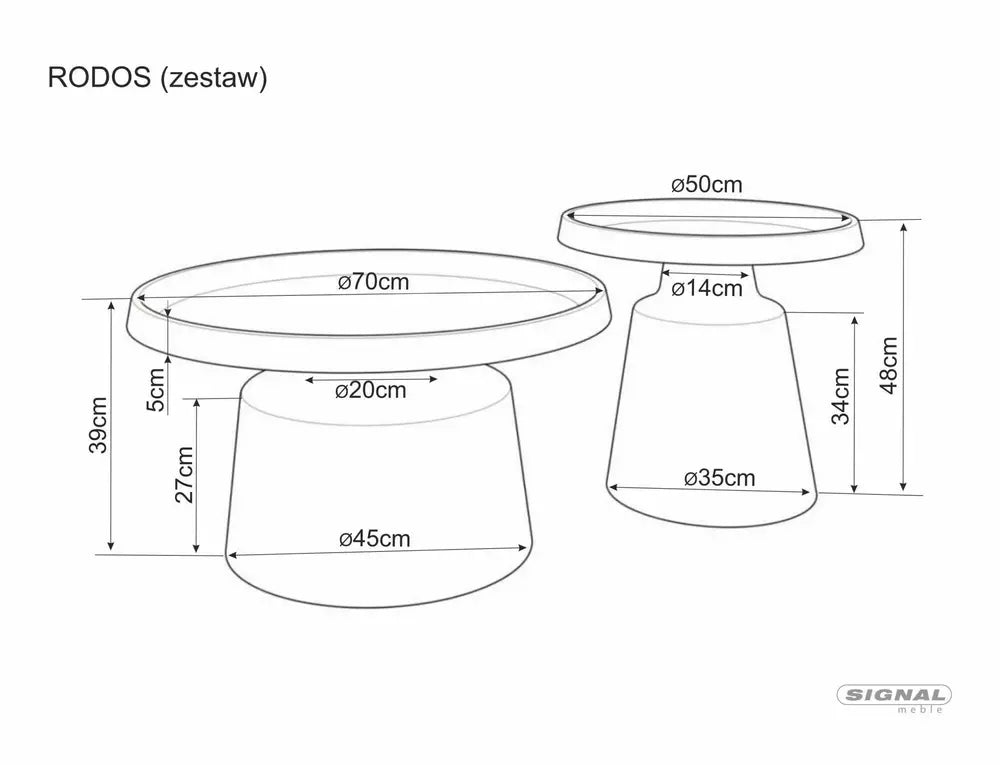 Rodos Coffee Table Set