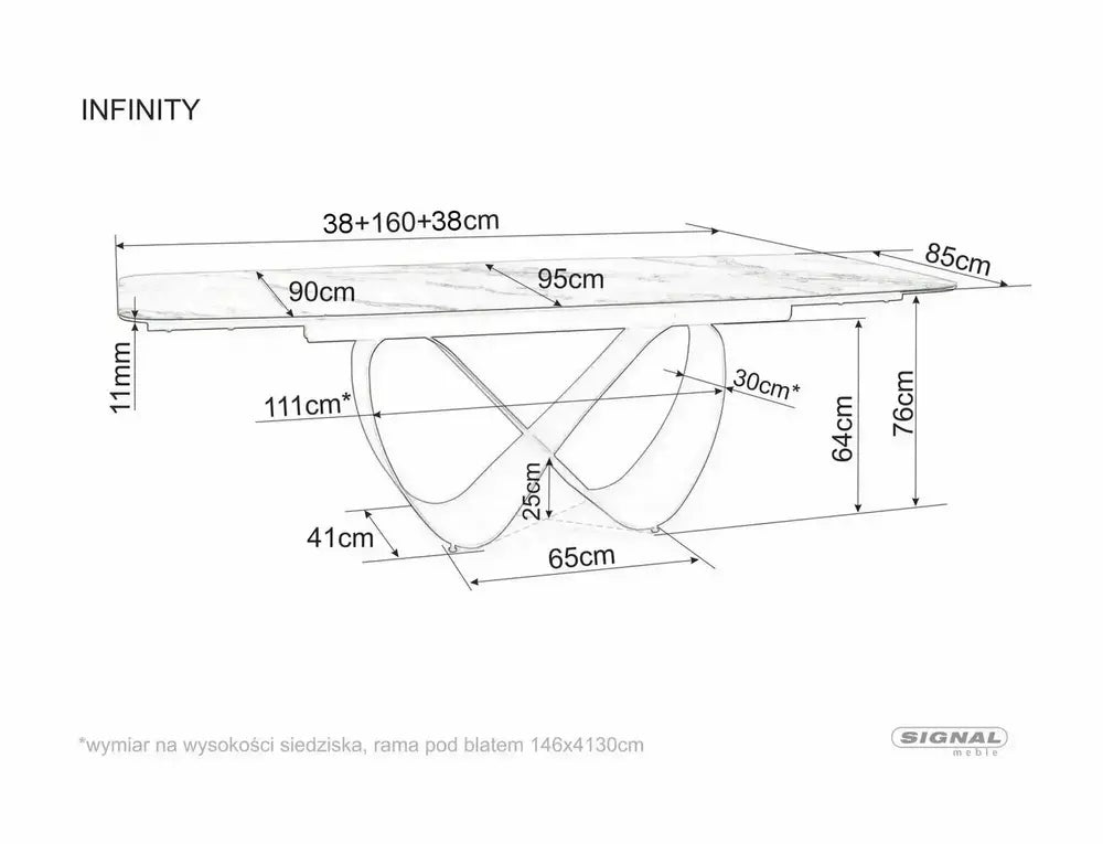 Table Infinity Ceramic