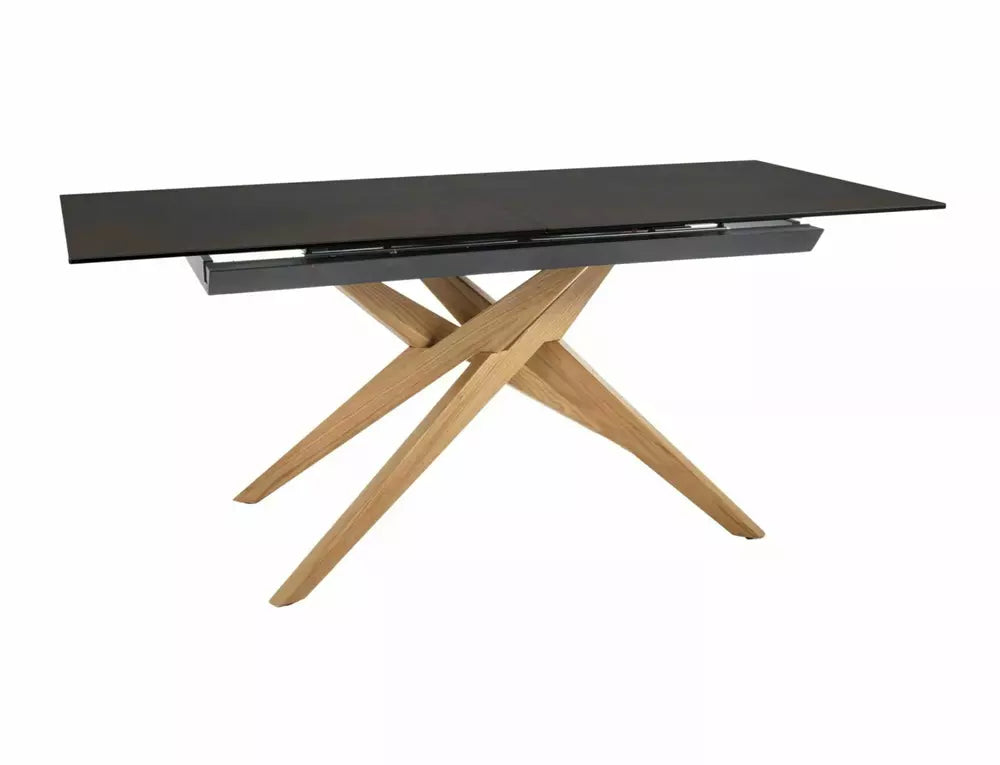 Loreto Table Ceramic Ossido Bruno