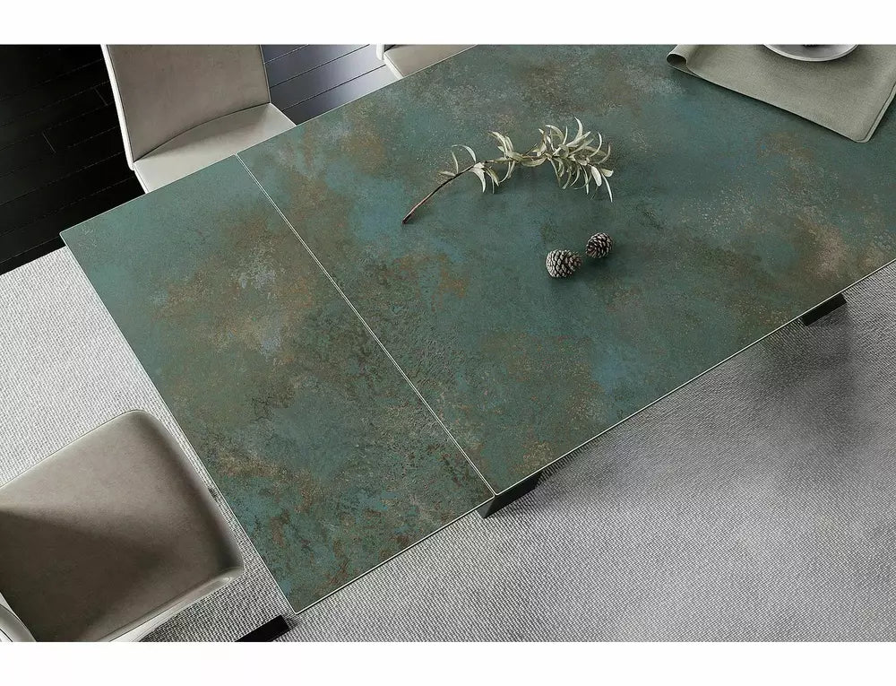 Salvadore Ceramic Ossido Verde Table