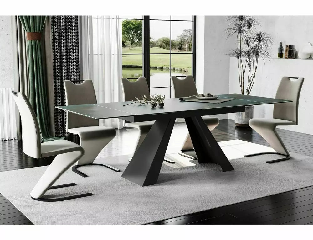 Salvadore Ceramic Ossido Verde Table