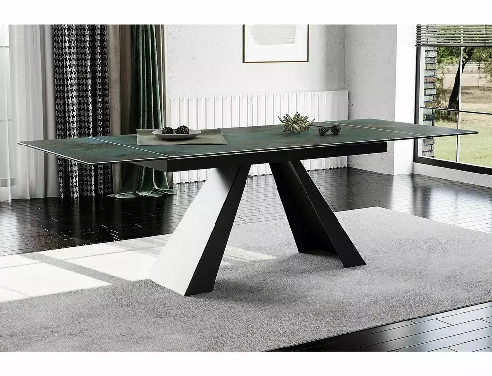 Salvadore Ceramic Ossido Verde Table