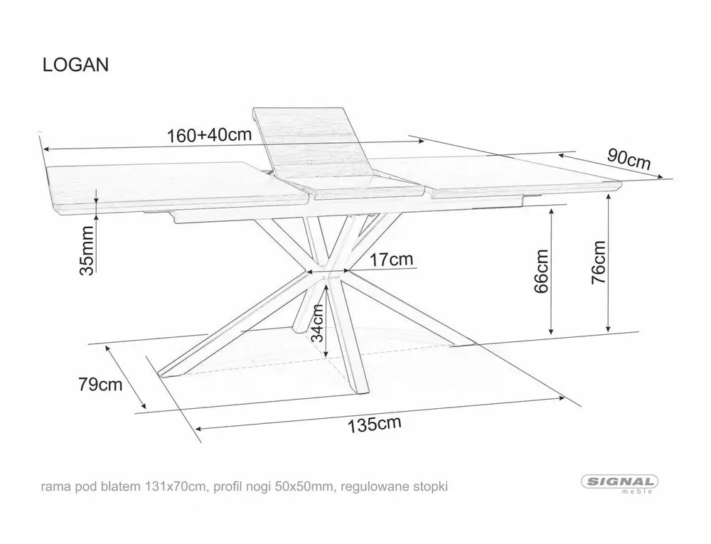 Logan Ceramic Table