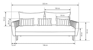 Frezja Sofa Bed - Msofas LTD