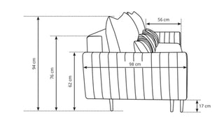 Frezja Sofa Bed - Msofas LTD