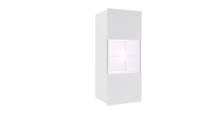 Cala White Hanging Glass Cabinet