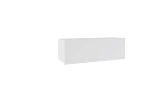 Cala White Hanging Cabinet - Msofas LTD