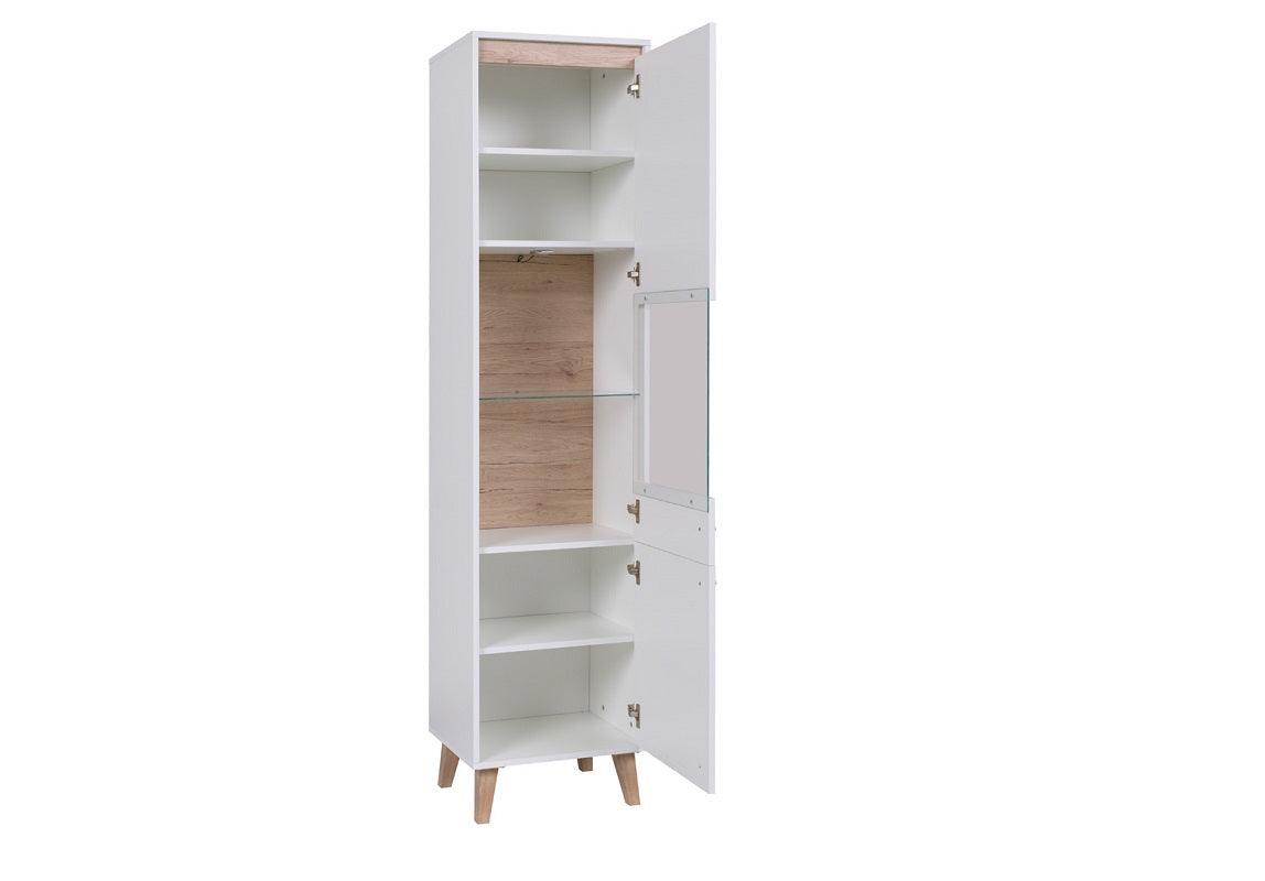 Oviedo Cabinet White / Light San Remo