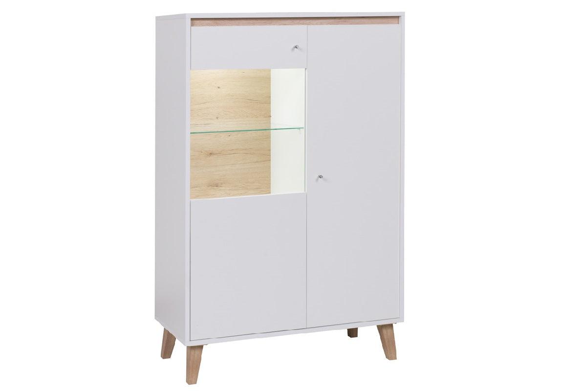 Oviedo Sideboard 90 White / Light San Remo