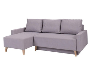 Oviedo Corner Sofa Bed Grey - Msofas LTD