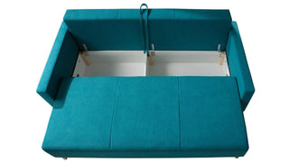 Oviedo Sofa Bed Blue - Msofas LTD