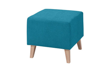 Oviedo Footstool Blue - Msofas LTD