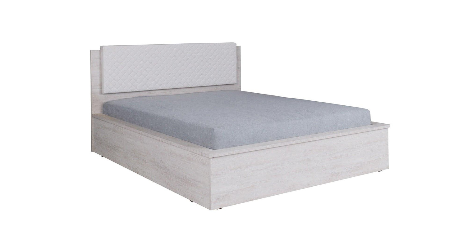  Bed Frame Denver Oak White 