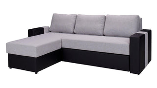 Adel Corner Sofa Bed Grey - Fast Delivery - Msofas LTD