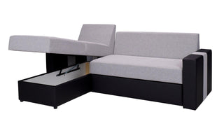 Adel Corner Sofa Bed Grey - Fast Delivery - Msofas LTD