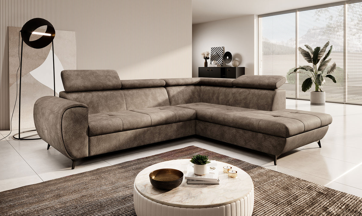 Mona Corner Sofa Bed With Storage