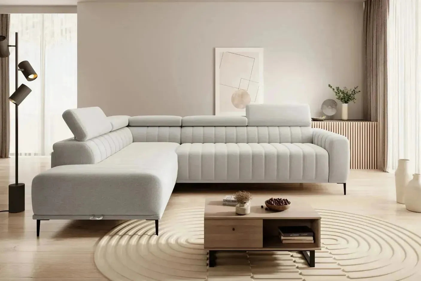 Gandi Corner Sofa Bed With Storage