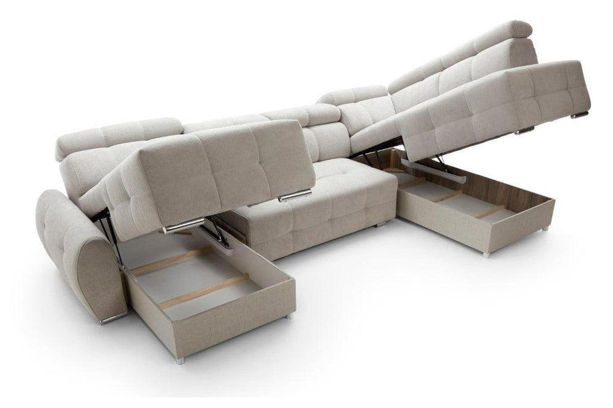 Garda 1 U Shape Corner Sofa Bed