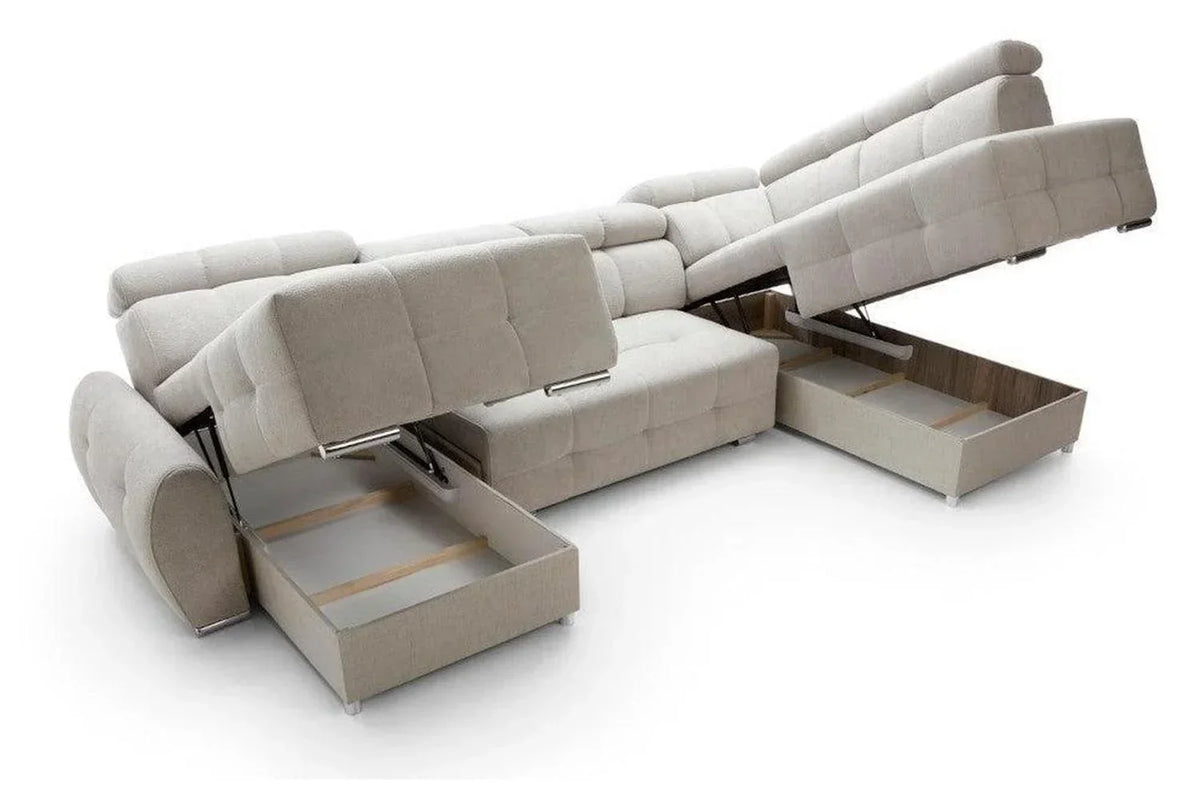 Garda 1 U Shape Corner Sofa Bed