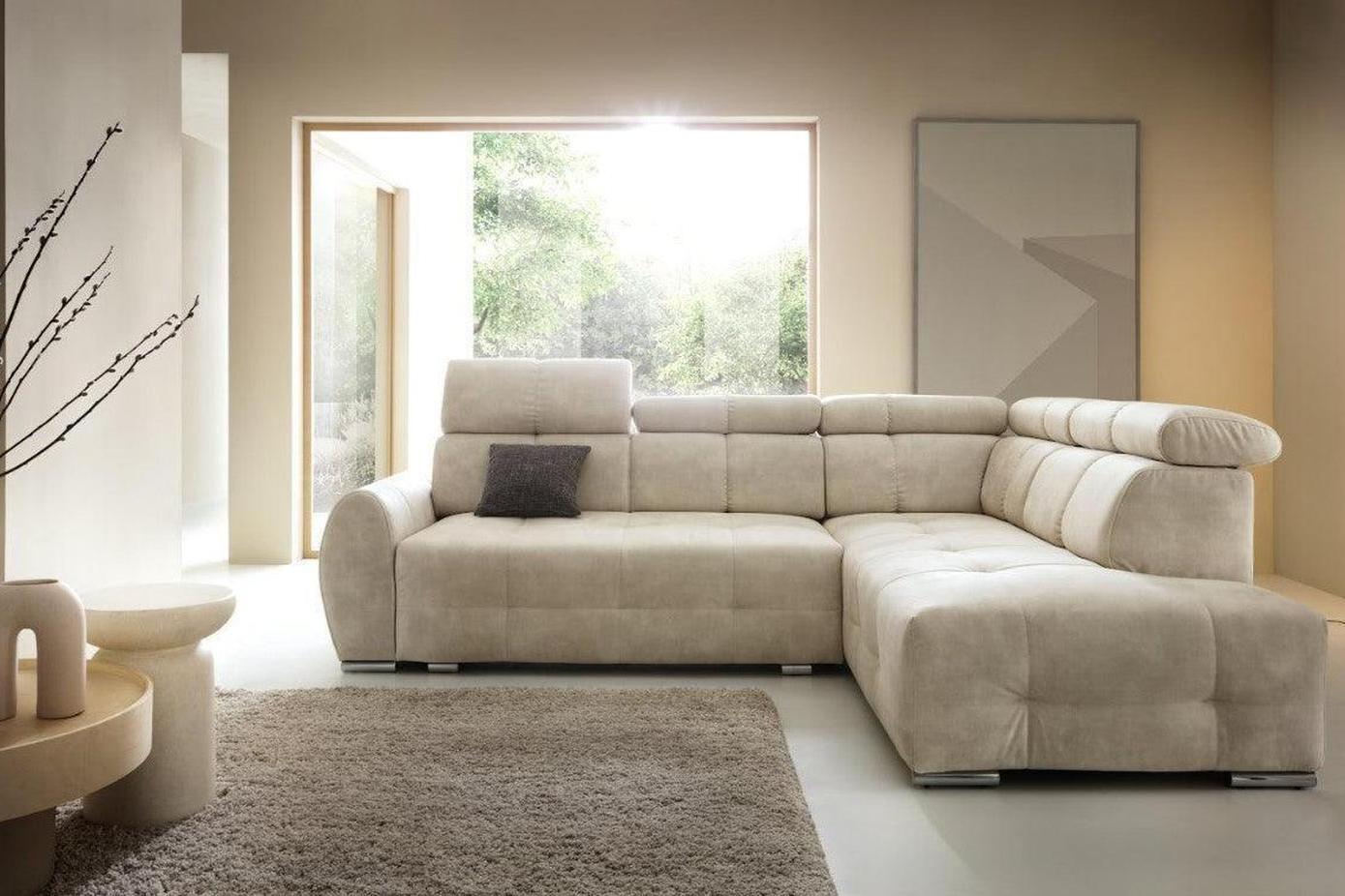 Garda 2 Corner Sofa Bed With Storage