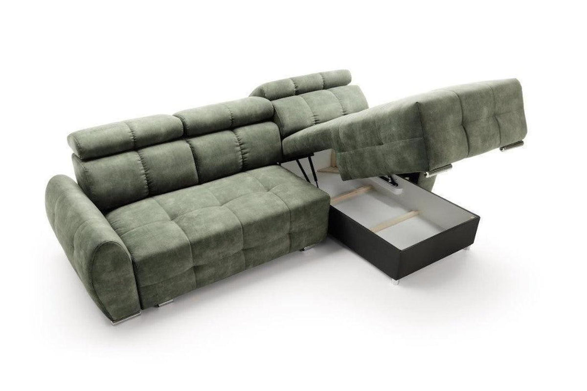 Garda 3 Corner Sofa Bed With Storage Malia Mole