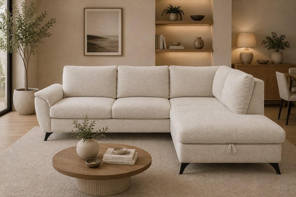 Geneva Corner Sofa Bed With Storage