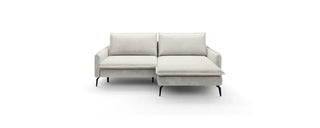 Glossy Corner Sofa Bed with Storage