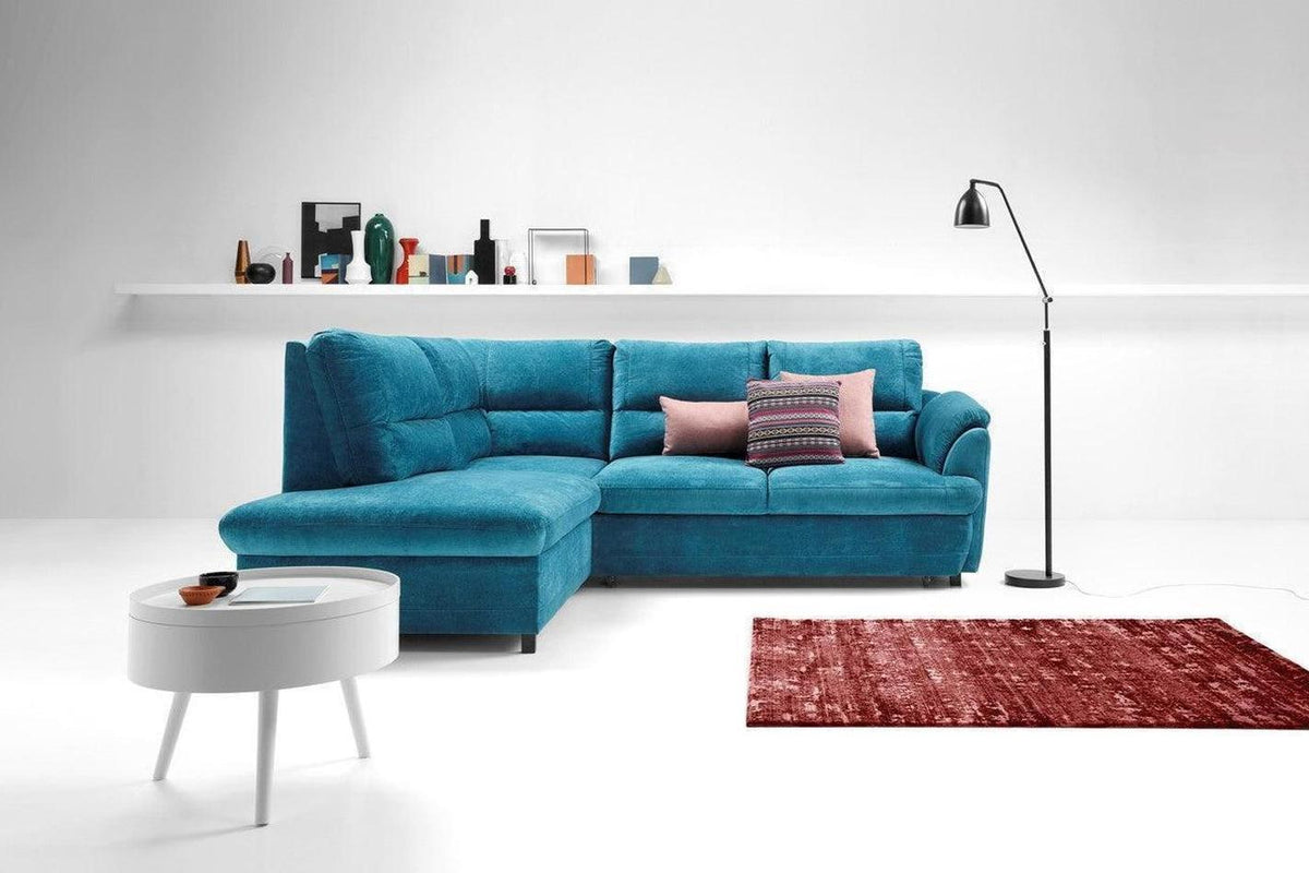 Lucca Corner Sofa Bed With Storage