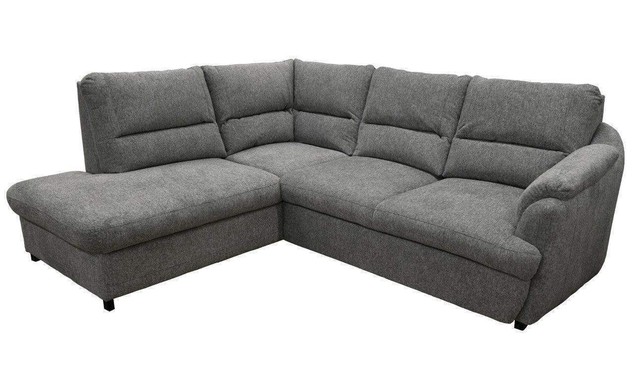 Lucca Corner Sofa Bed Malta Graphite Fast Delivery