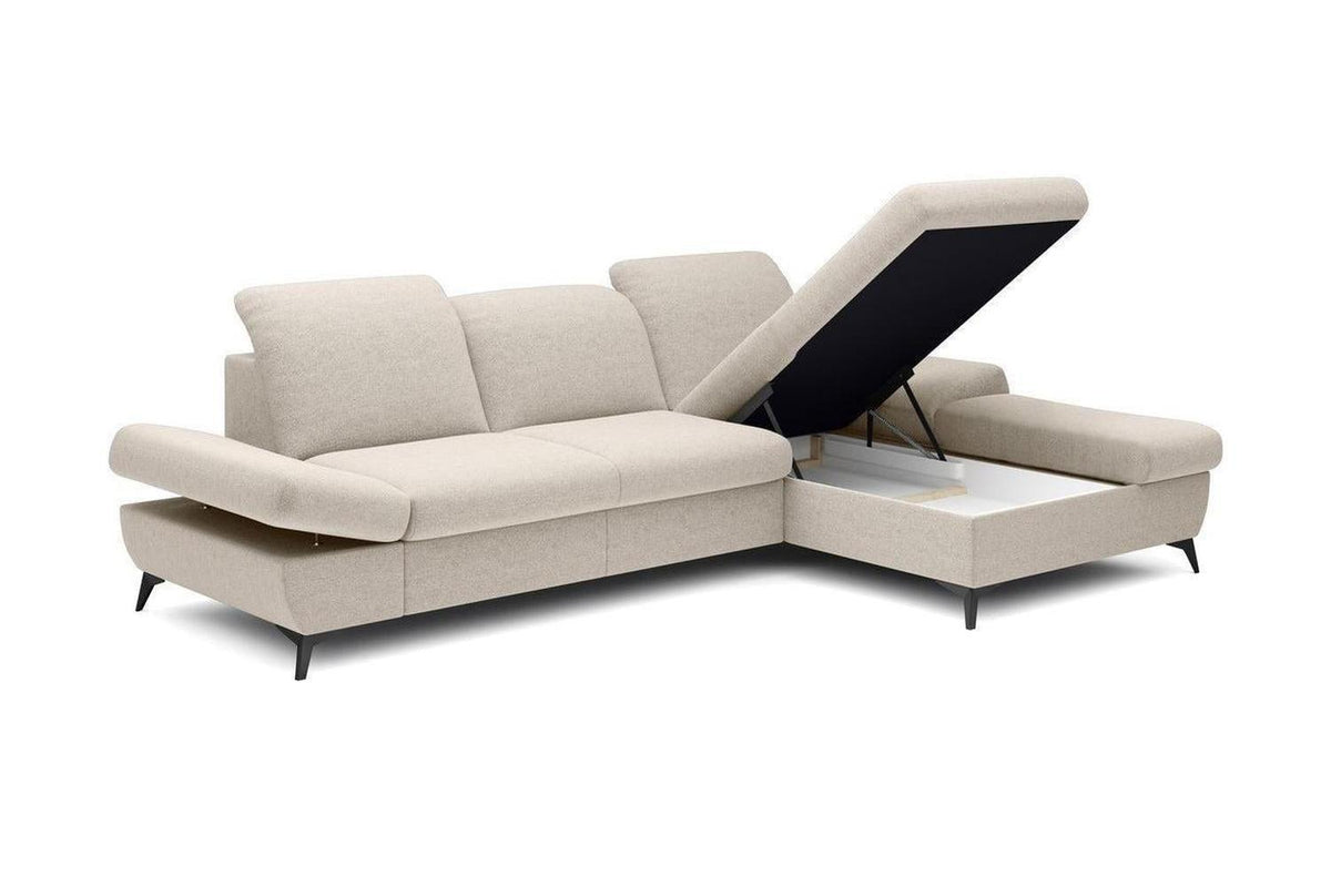 Harper Corner Sofa Bed With Storage