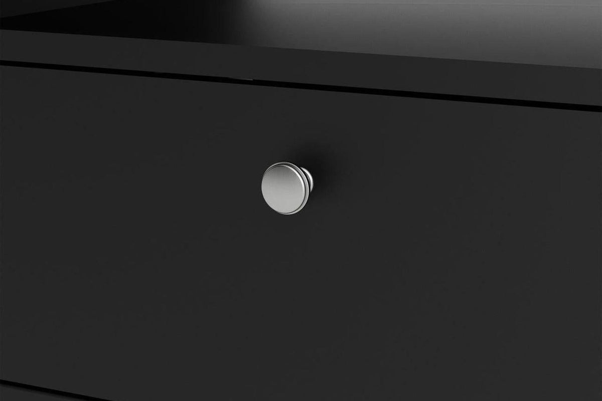 Madrid Tv-Unit 3 Drawers In Matt Black