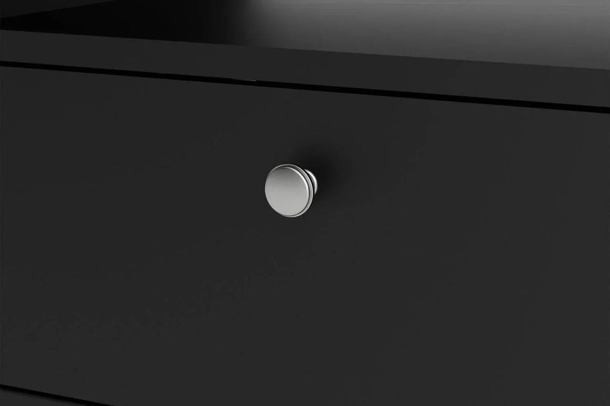 Madrid Tv-Unit 3 Drawers In Matt Black