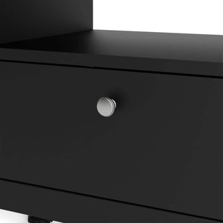 Madrid Tv-Unit 3 Drawers in Matt Black - Msofas LTD