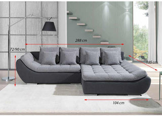 Hugo Corner Sofa Bed Fast Delivery - Msofas LTD