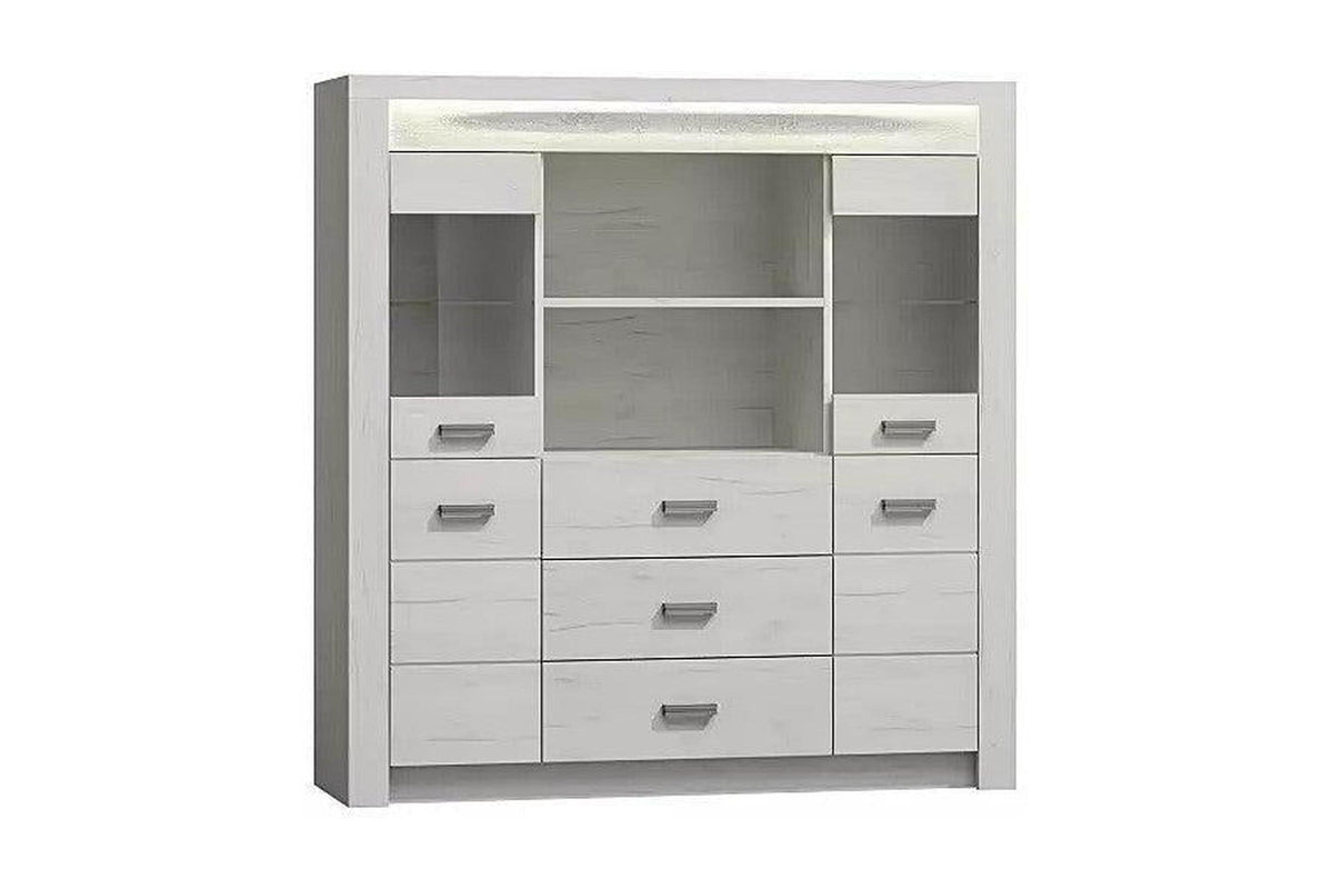 Indiana Express Delivery Glazed High Sideboard 137 Craft White