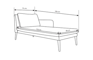 Ines Chaise Lounge - Msofas LTD