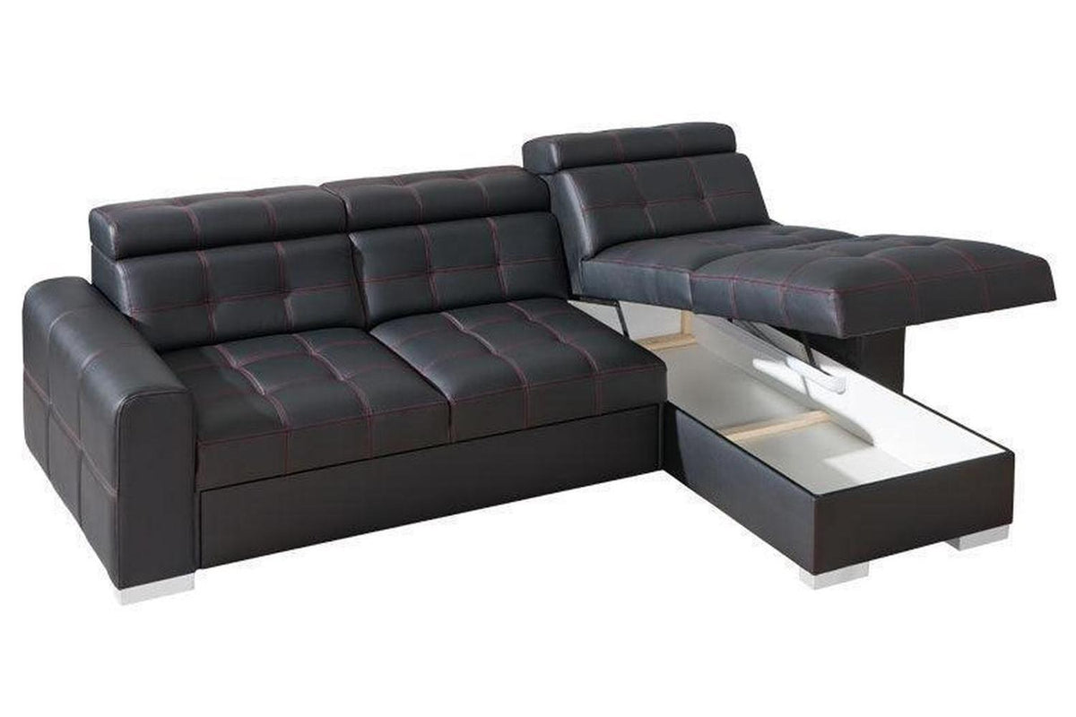 Iris Ii Corner Sofa Bed With Storage