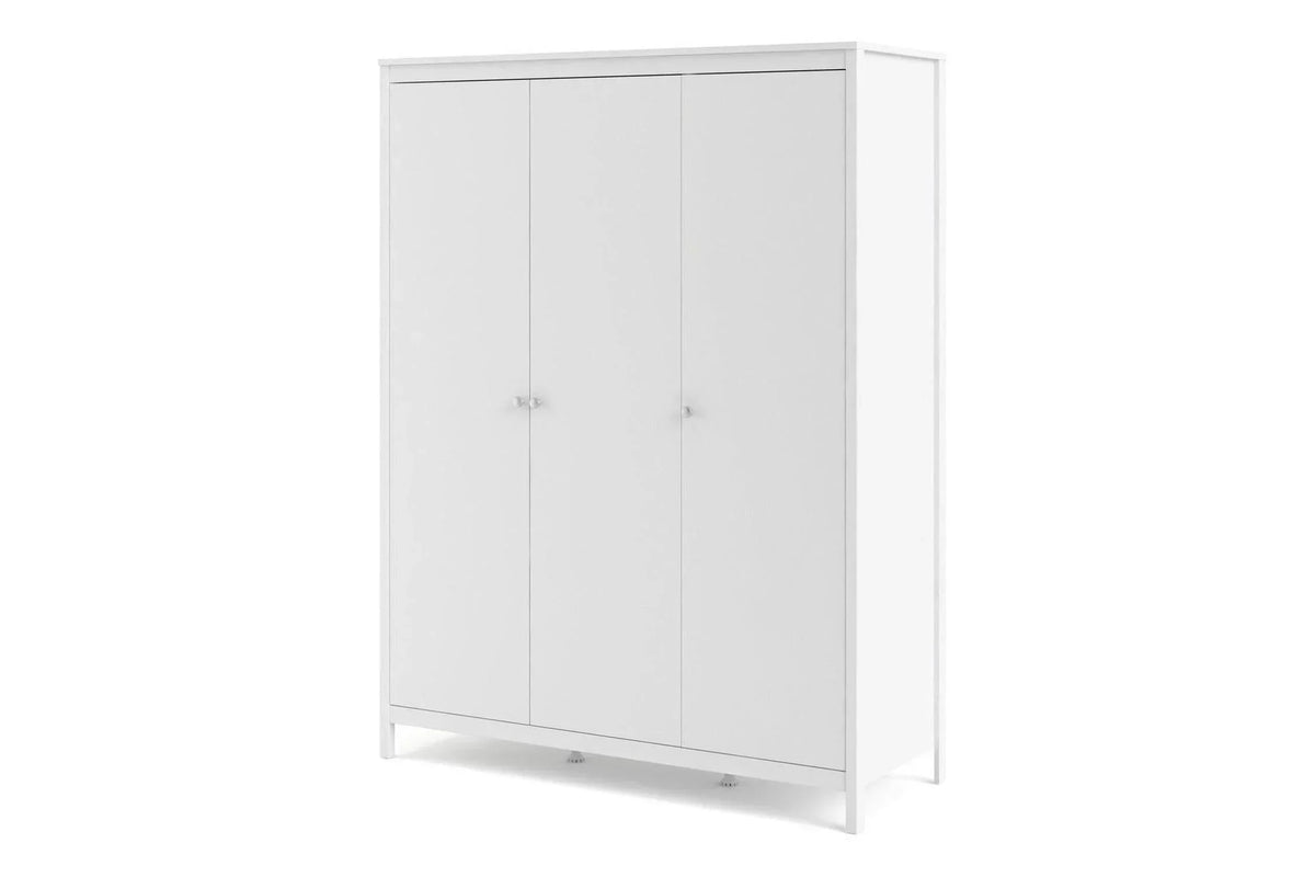 Madrid Wardrobe With 3 Doors In White