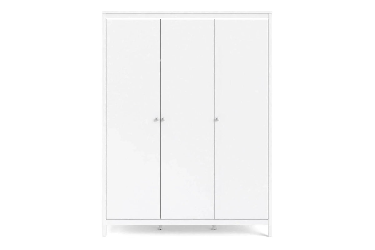 Madrid Wardrobe With 3 Doors In White