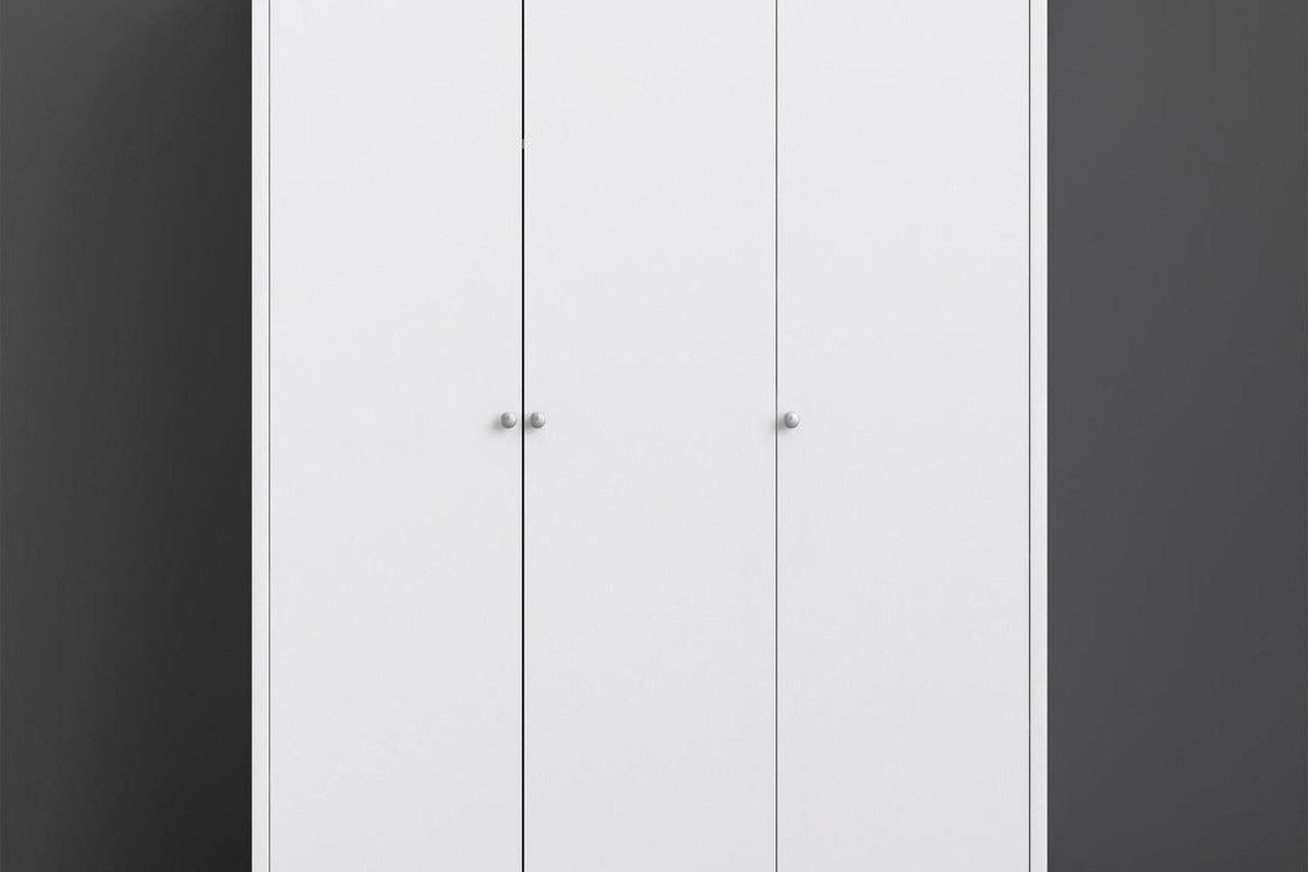Madrid Wardrobe With 3 Doors In White