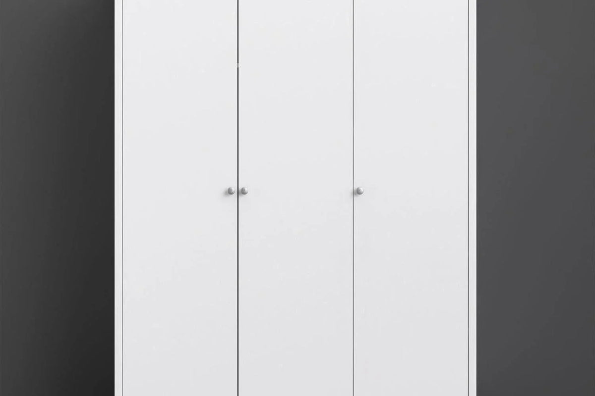 Madrid Wardrobe With 3 Doors In White