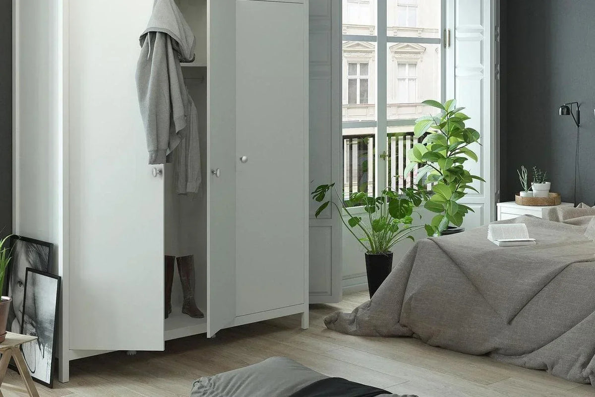 Madrid Wardrobe With 3 Doors In White