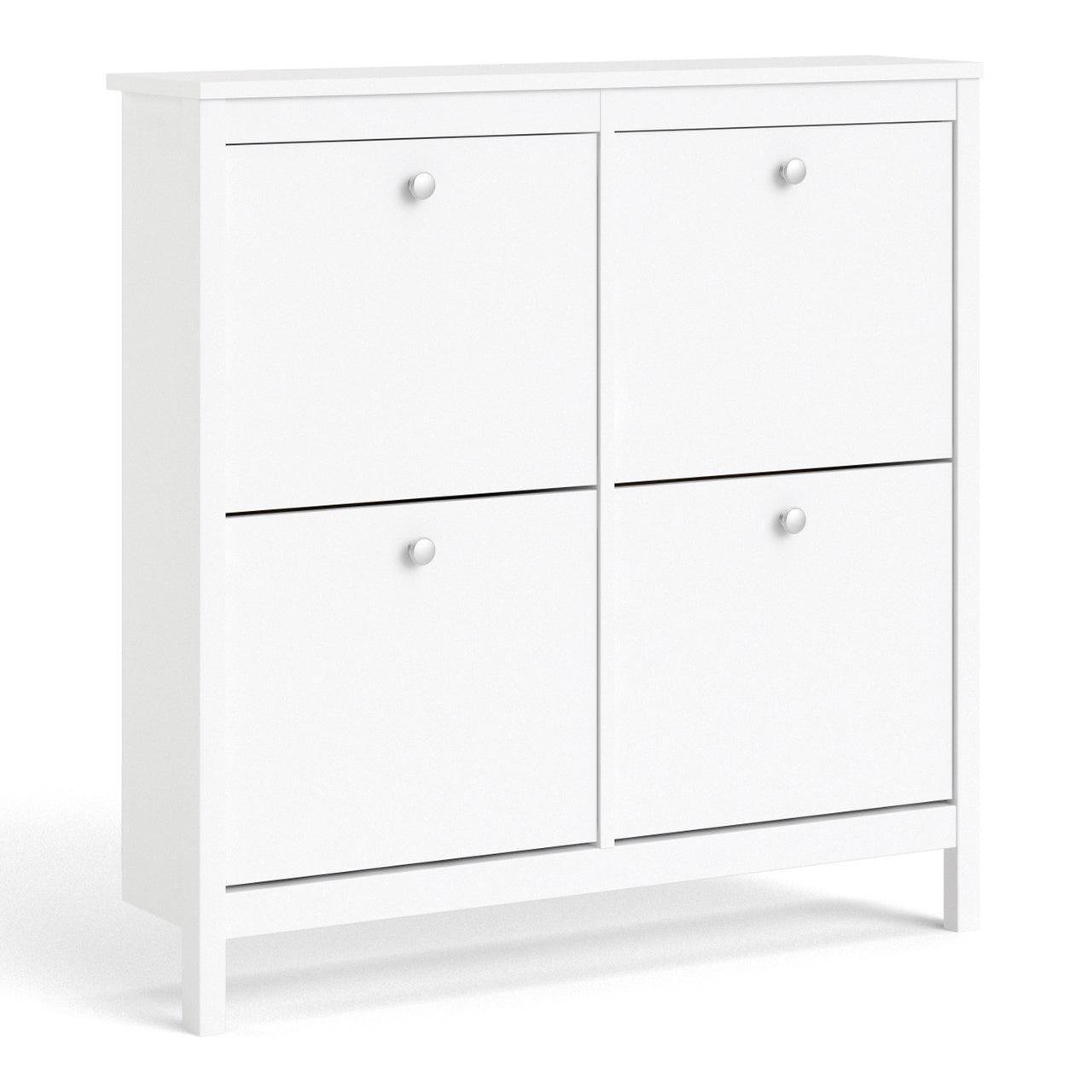 Madrid Shoe Cabinet in White