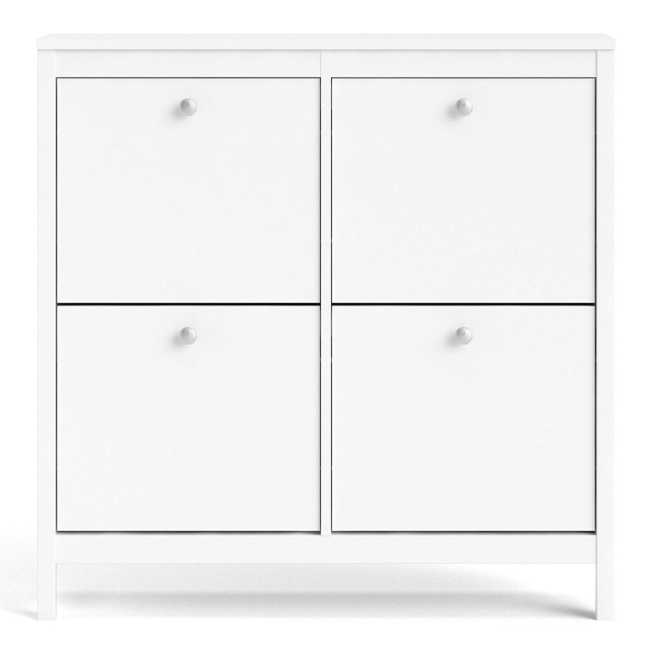 Madrid Shoe Cabinet in White