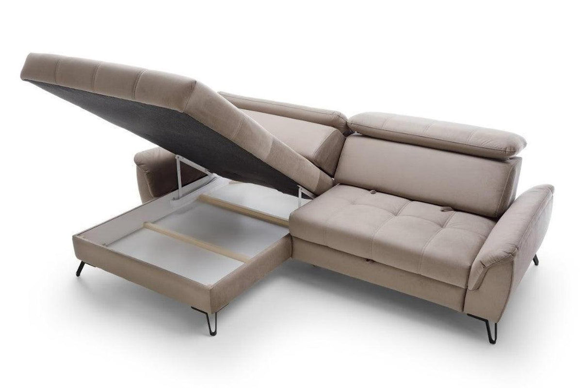 Lago Corner Sofa Bed With Storage Relax