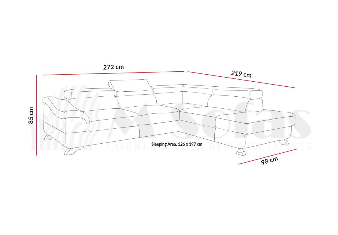 Lagos Corner Sofa Bed