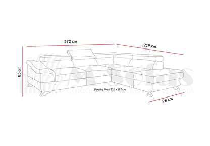 Lagos Corner Sofa Bed