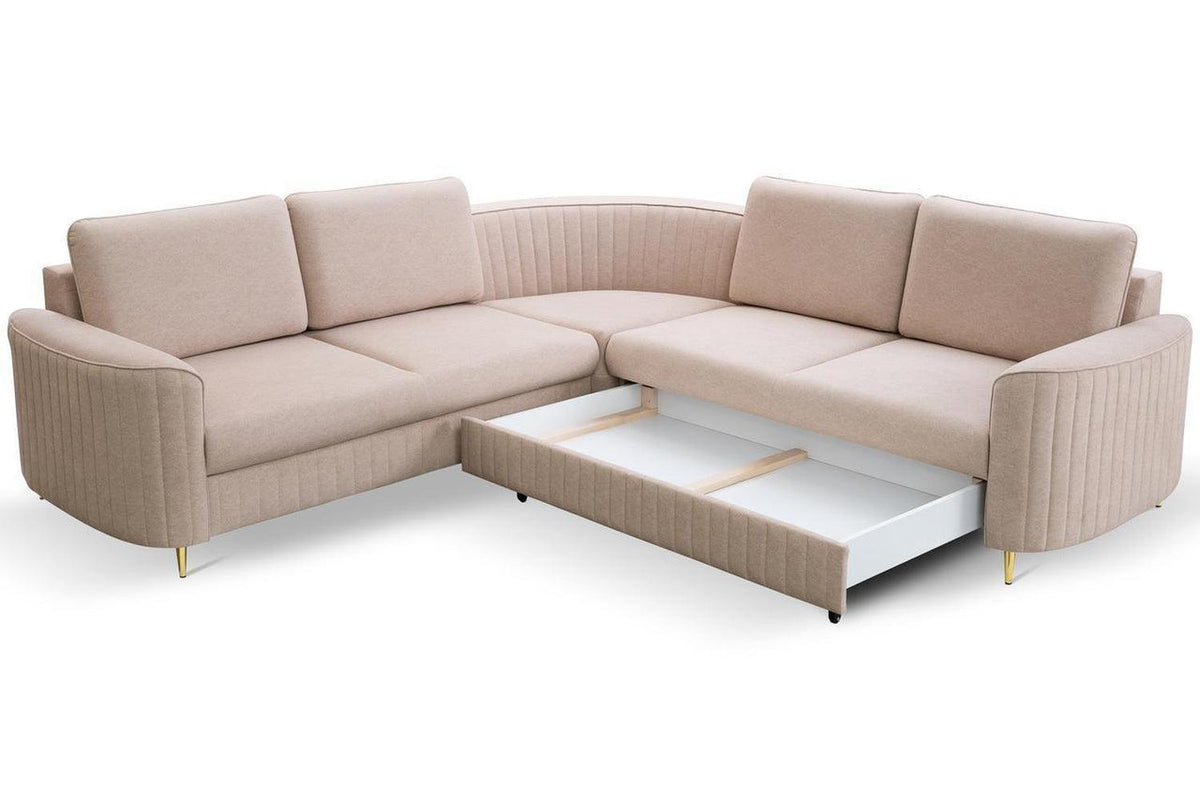 Laren Corner Sofa Bed With Storage