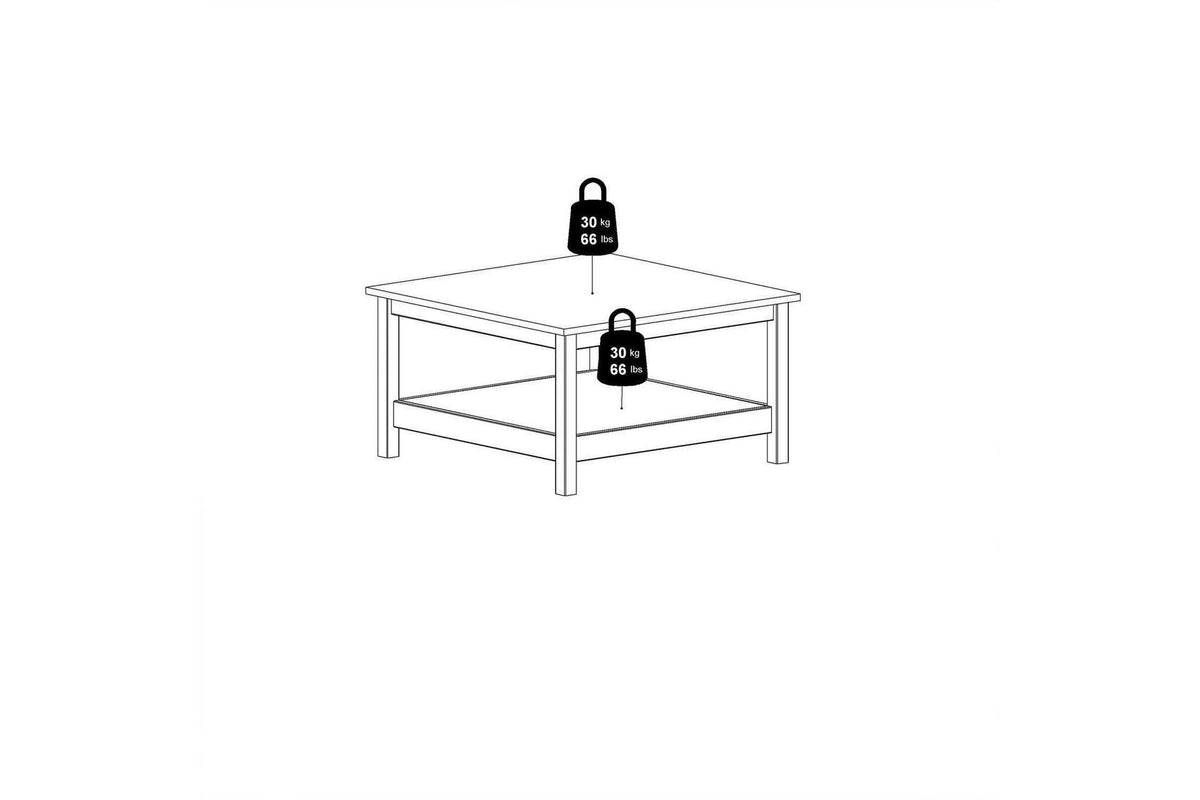 Madrid Coffee Table In White